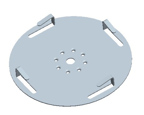 Earthing and cabling plate ，flat roof solar mounting factory